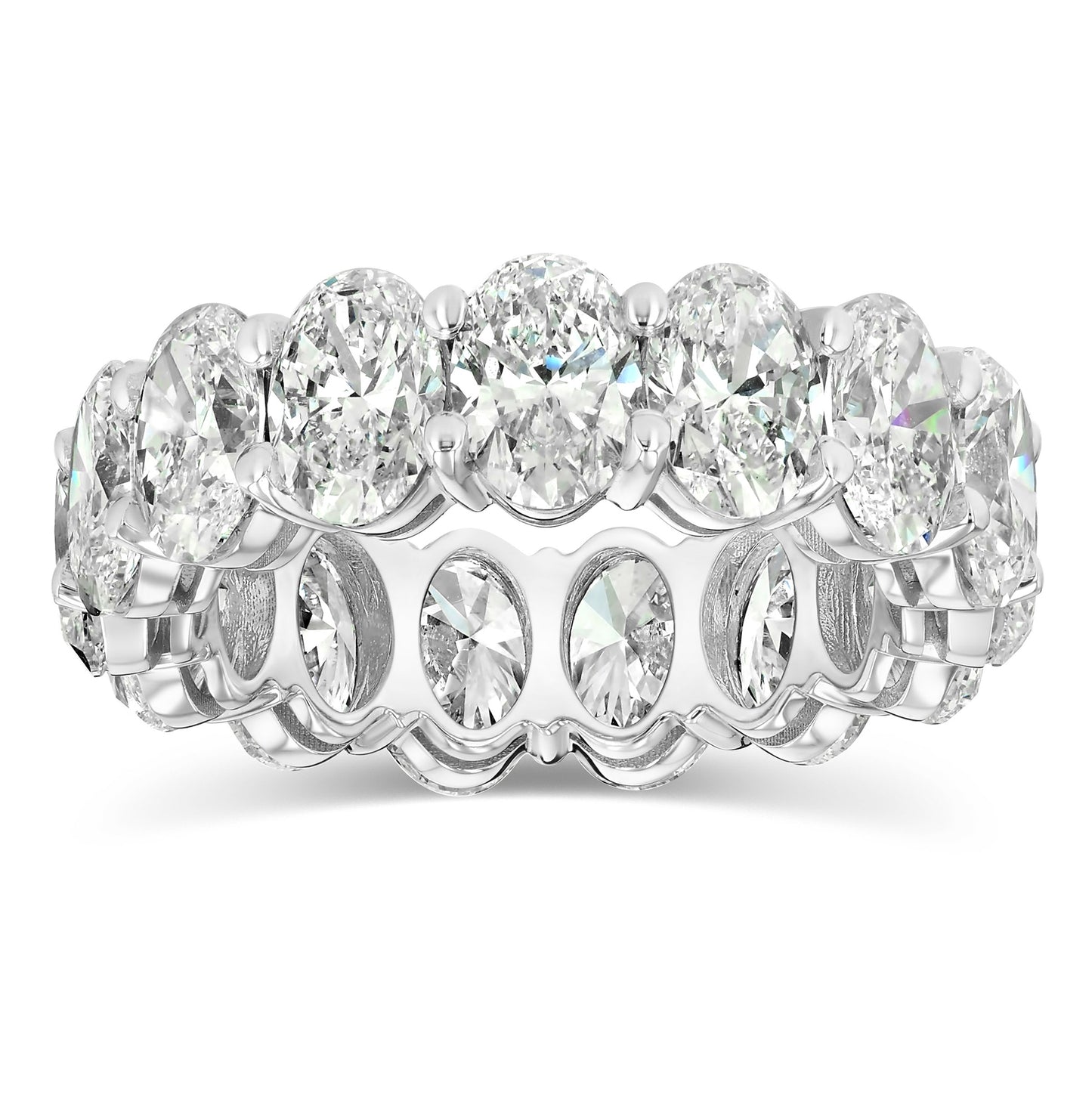Oval-cut Diamonds Eternity Band Style # 1814