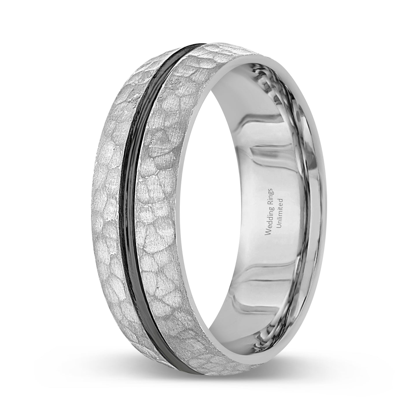 14K Gray Gold Wedding Band - PN00001