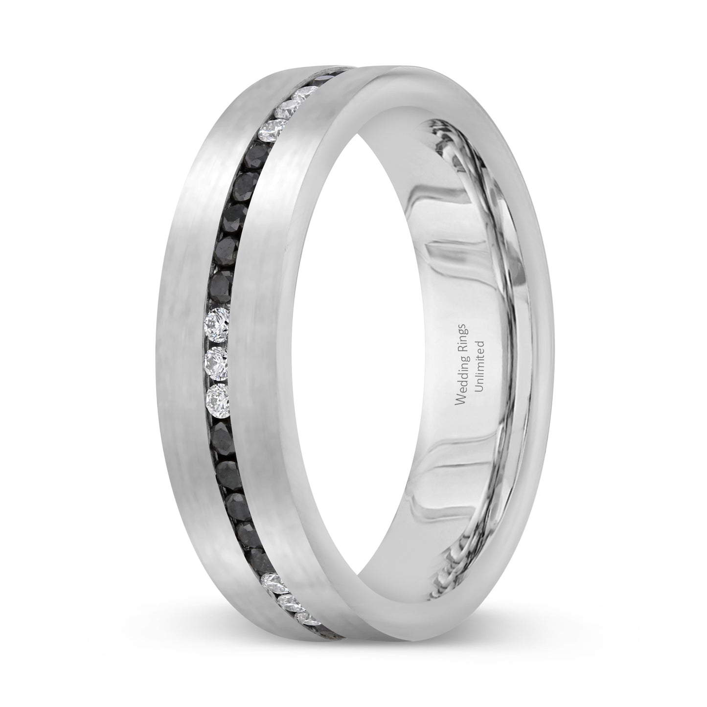 14K White Gold Wedding Band PN00685