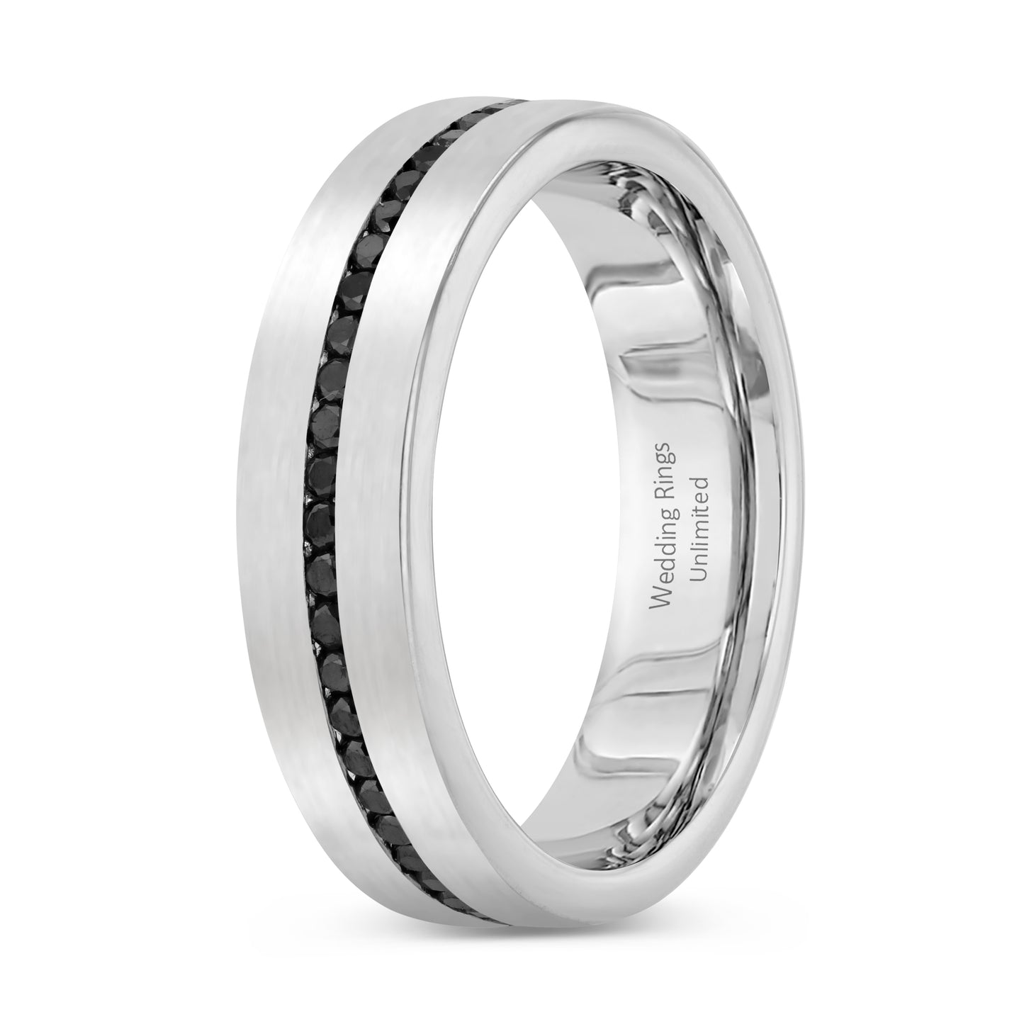 14K White Gold Wedding Band PN00689