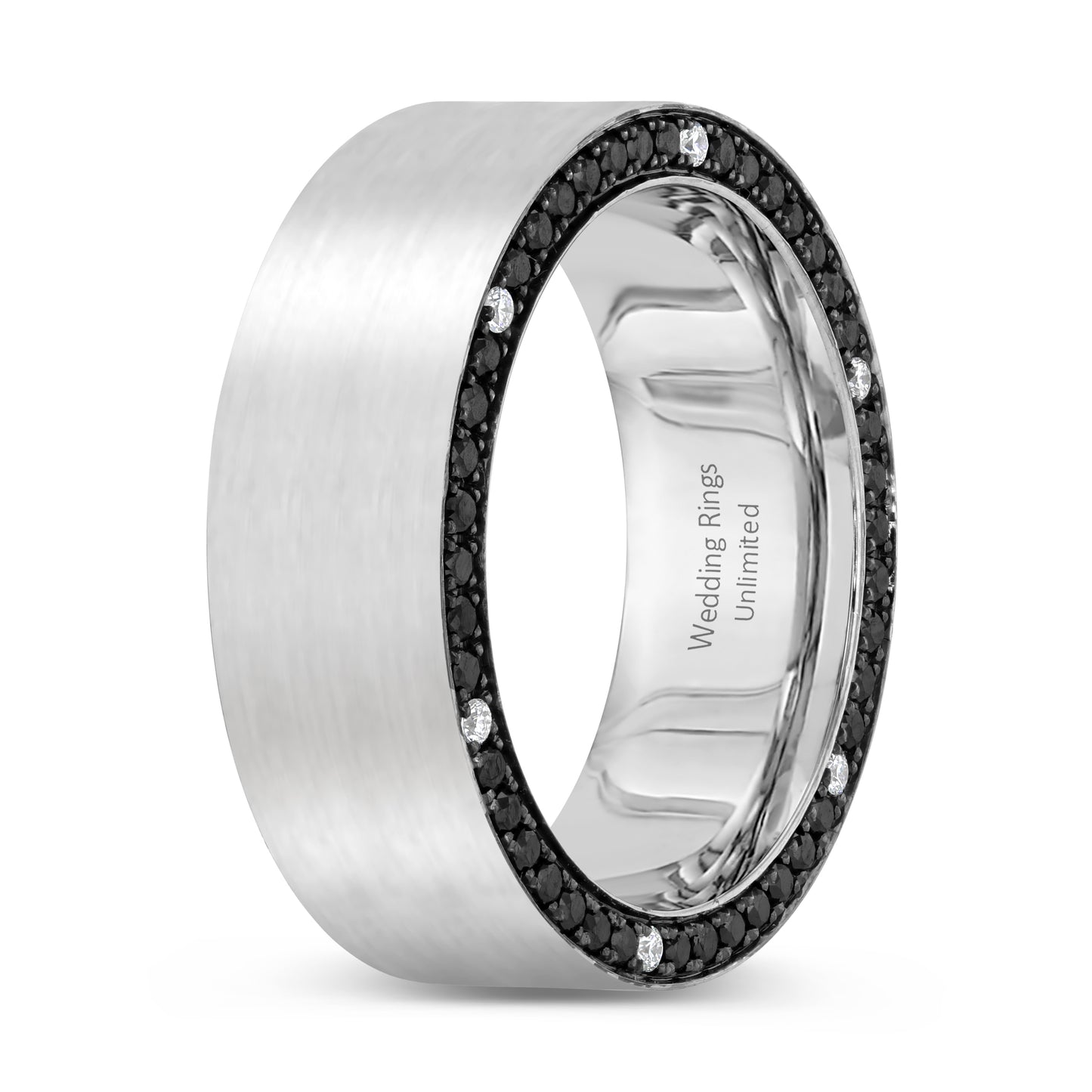 14K White Gold Wedding Band PN00694