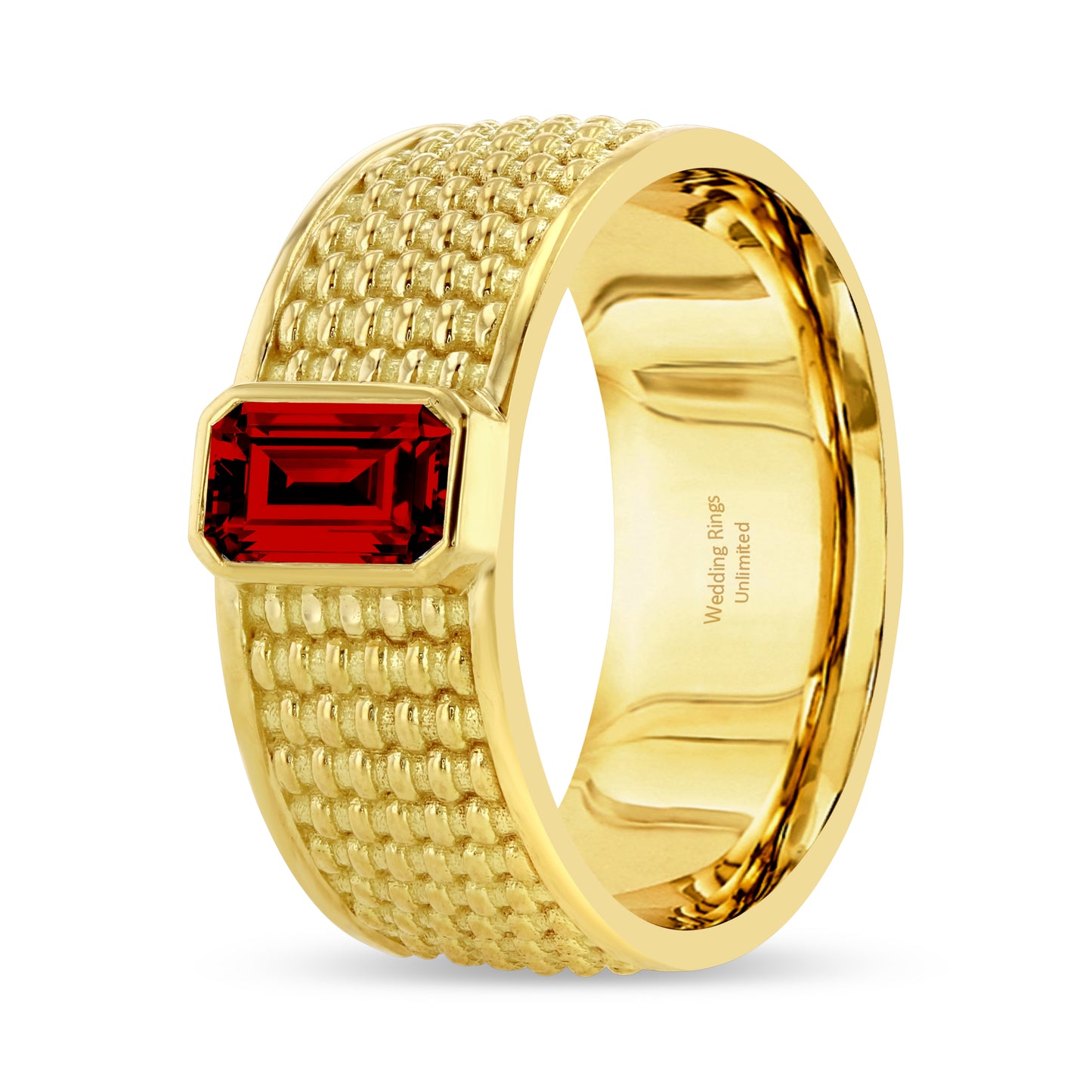 14K Yellow Gold Wedding Band