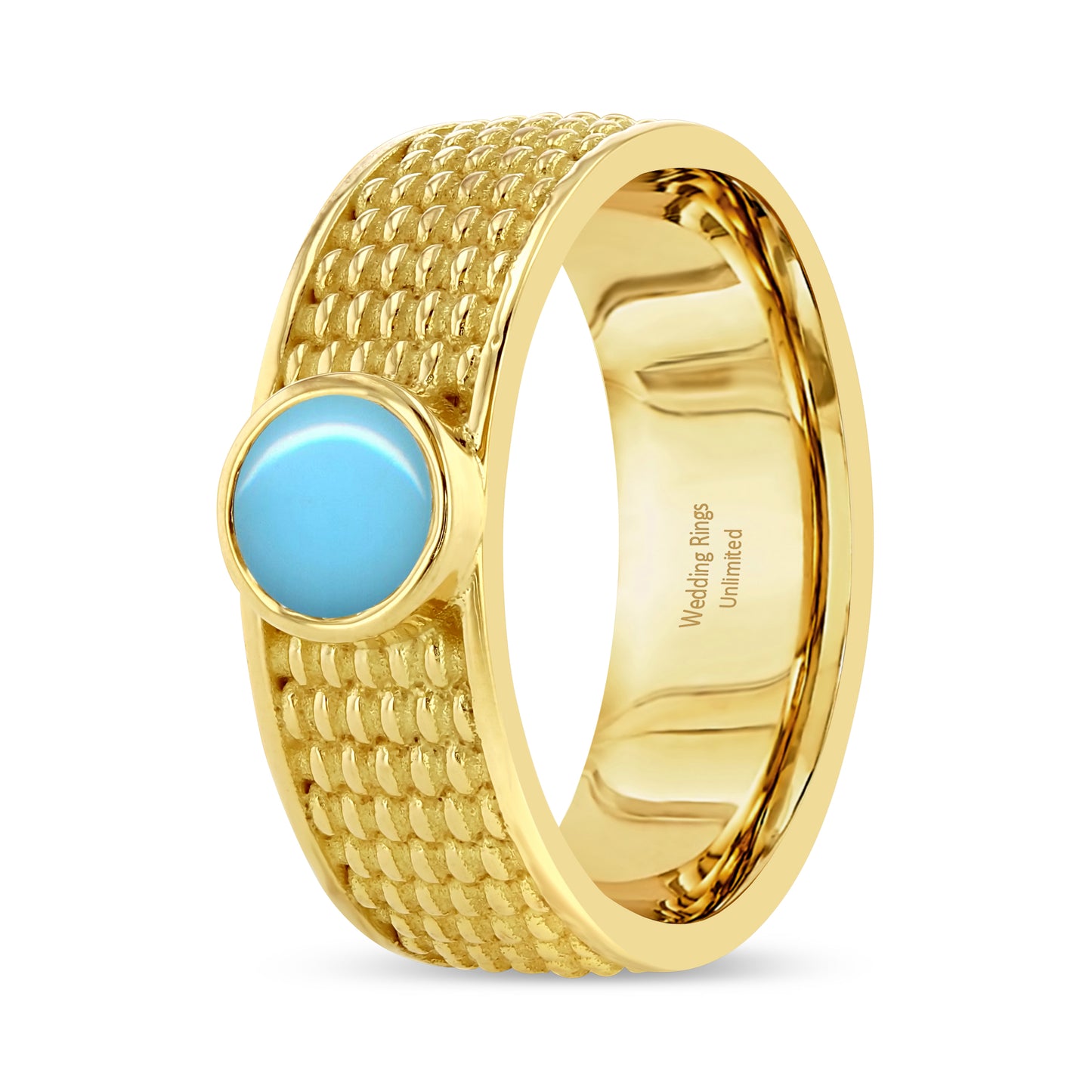 14K Yellow Gold Wedding Band