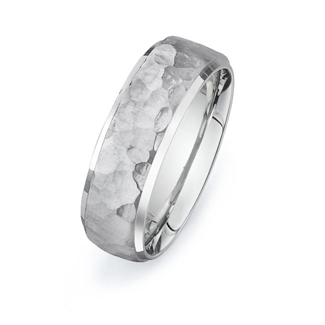 14K White Gold Wedding Band -PN00203