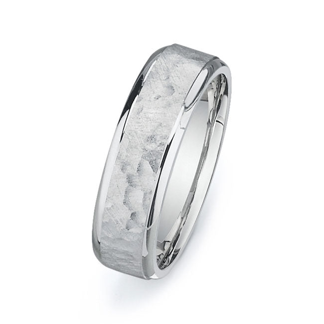 14K White Gold Wedding Band PN00438