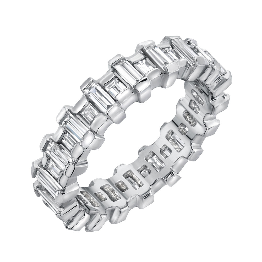 18K White Gold Eternity Ring PN00707