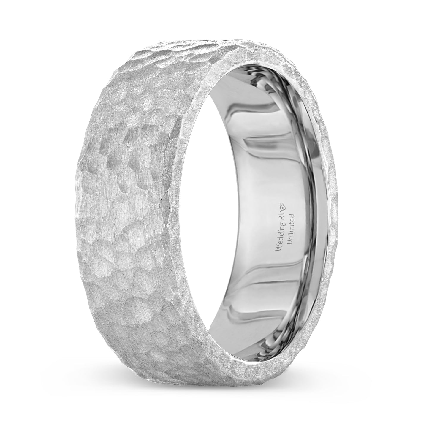 14K White Gold Wedding Band PN00695