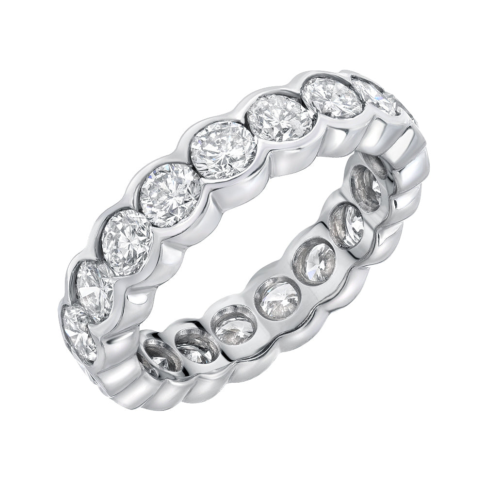 14K White Gold Eternity Ring -PN00061