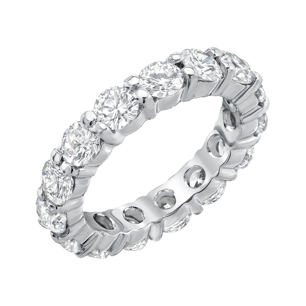 14K White Gold Eternity Ring -PN00062