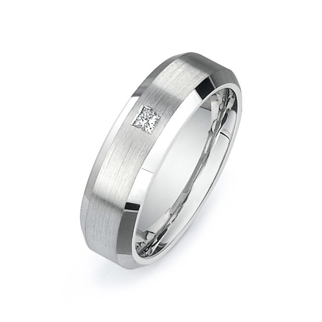 14K White Gold Wedding Band PN00480