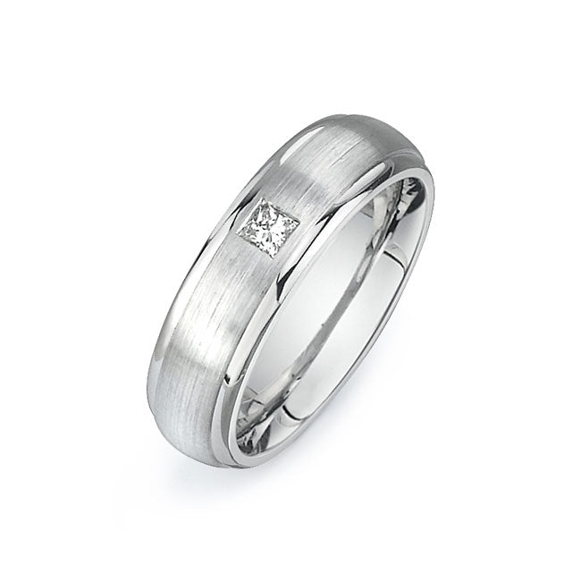 14K White Gold Wedding Band PN00538