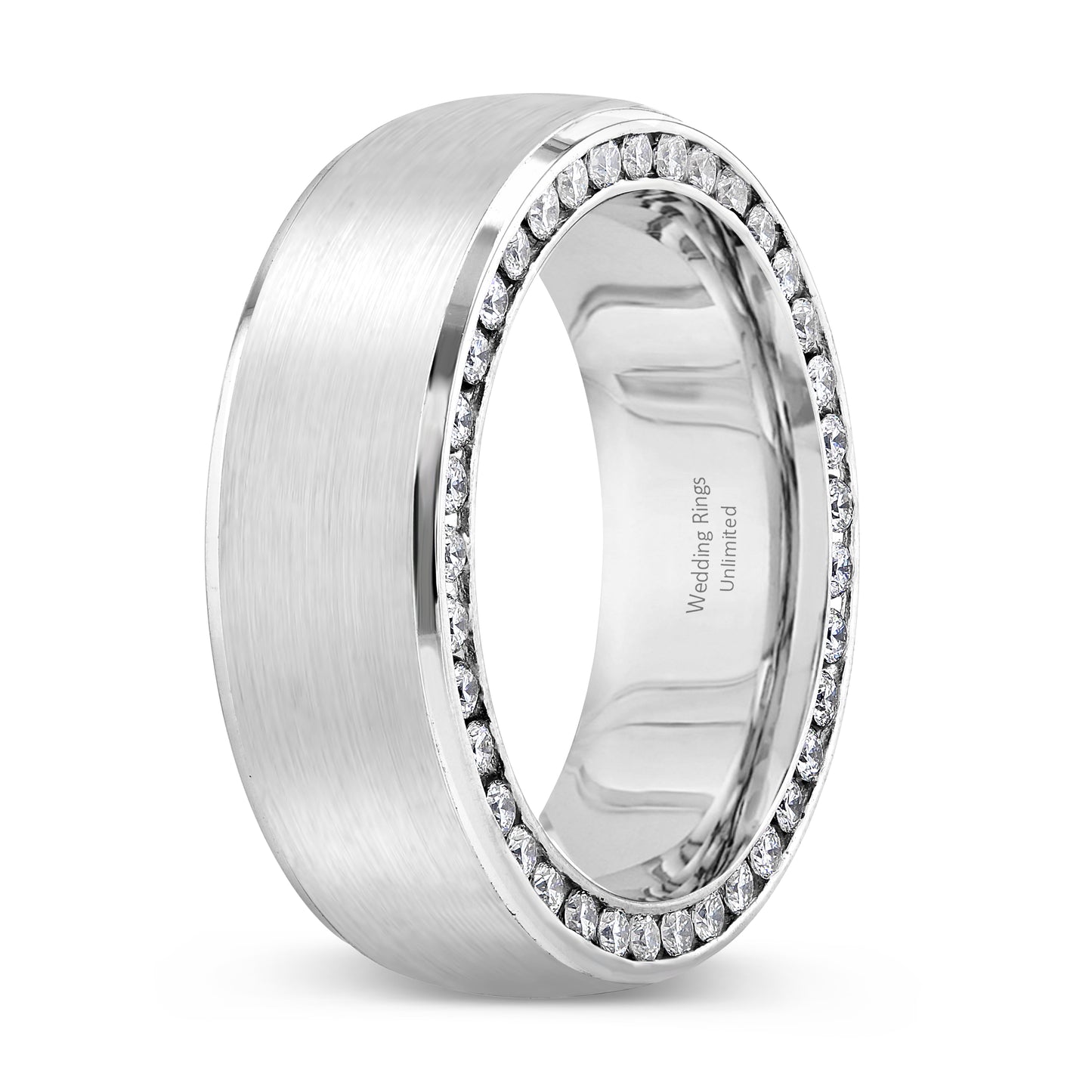 14K Gray Gold Wedding Band -PN00009