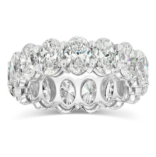 Oval-cut Diamonds Eternity Band Style # 1814