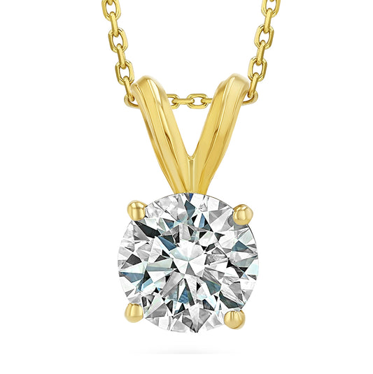 Round Diamond Pendant Style # 1816P