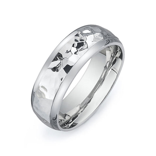 14K White Gold Wedding Band PN00311