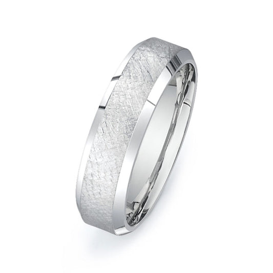 14K White Gold Wedding Band PN00257