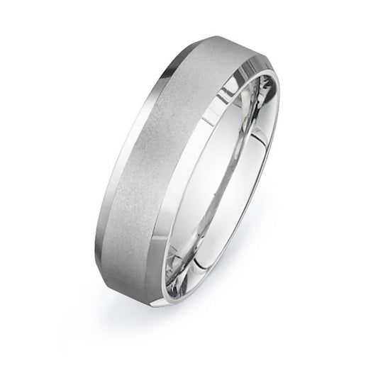 14K White Gold Wedding Band PN00371