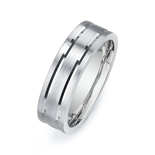 14K White Gold Wedding Band PN00214