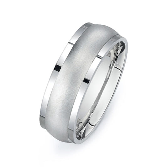 14K White Gold Wedding Band PN00372