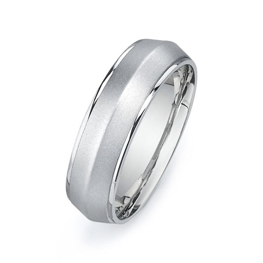 14K White Gold Wedding Band PN00291