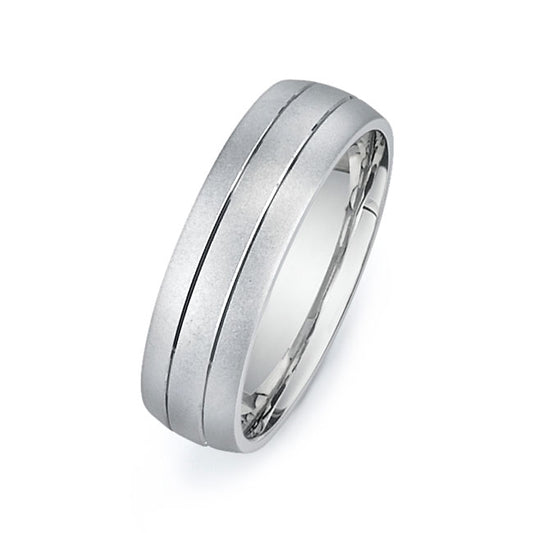 14K White Gold Wedding Band PN00346